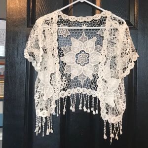 Lace shrug